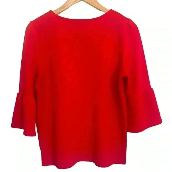 Red Bell sleeved shirt Size M - Picture 1 of 5